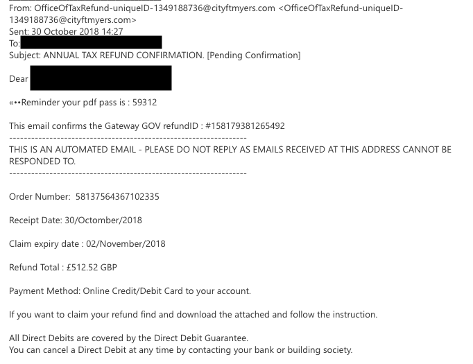 Watch out for HMRC tax rebate phishing scams 🎣 | Wandera